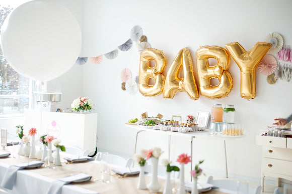 Neutral Baby Shower Decorations