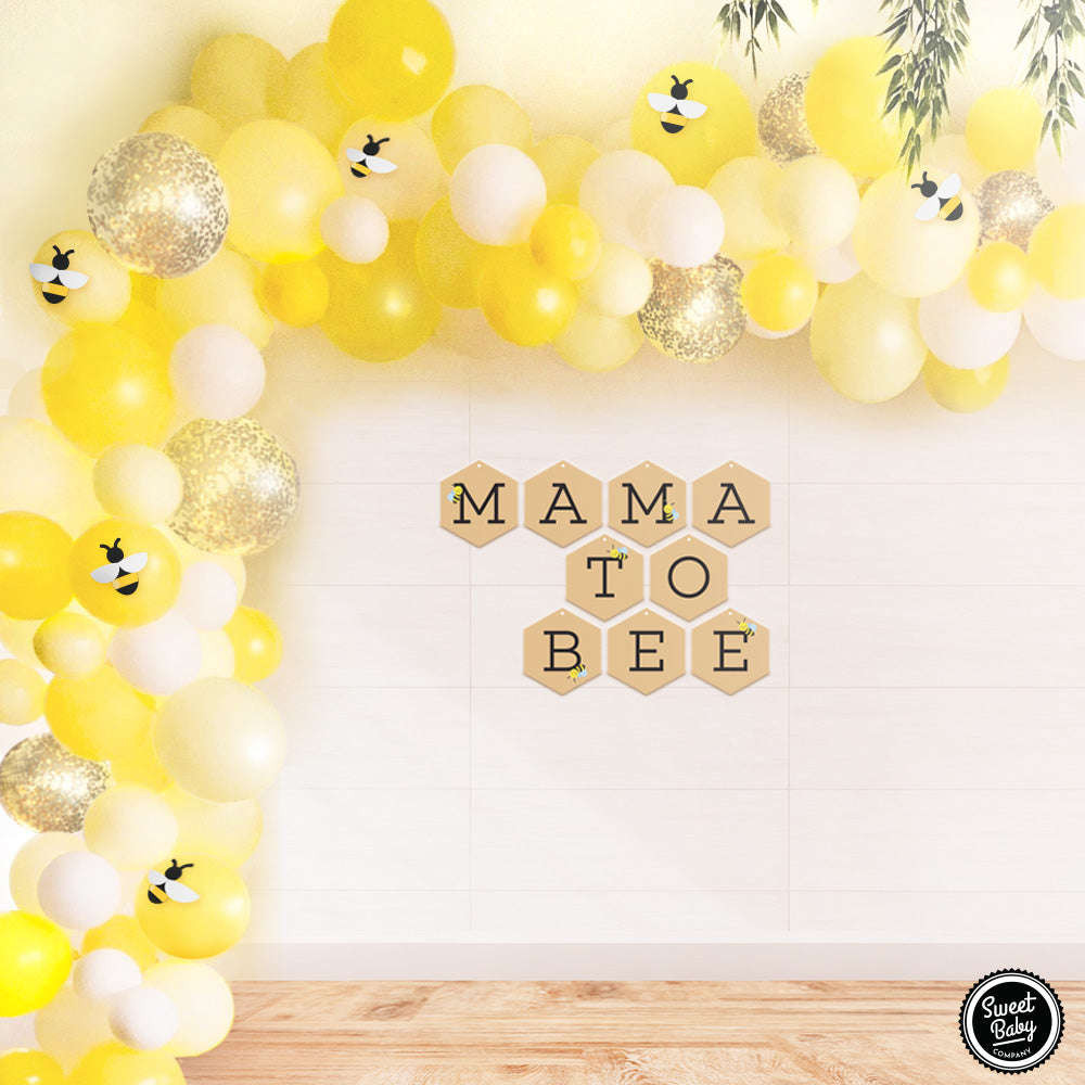Bee 1st Birthday Party Decorations - HAPPY 1st Bee Day Banner, Monthly  Photo Banner, Bee Balloons, Tablecloth, Cake Toppers, ONE Table  Centerpieces